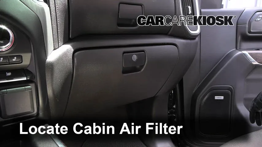 2021 GMC Sierra 3500 HD Denali 6.6L V8 Turbo Diesel Filtre à air (intérieur)